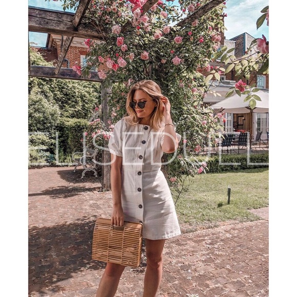 Last One! Zara Button-Down Dress, NWT - Picture 4 of 8